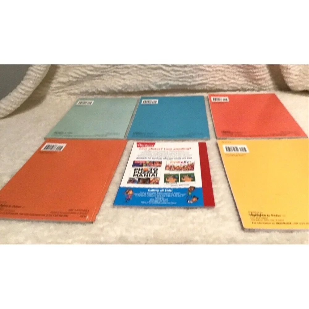 Highlights MATHMANIA Puzzle Books Homeschool Teacher Fun Math Lot of 6 Workbooks